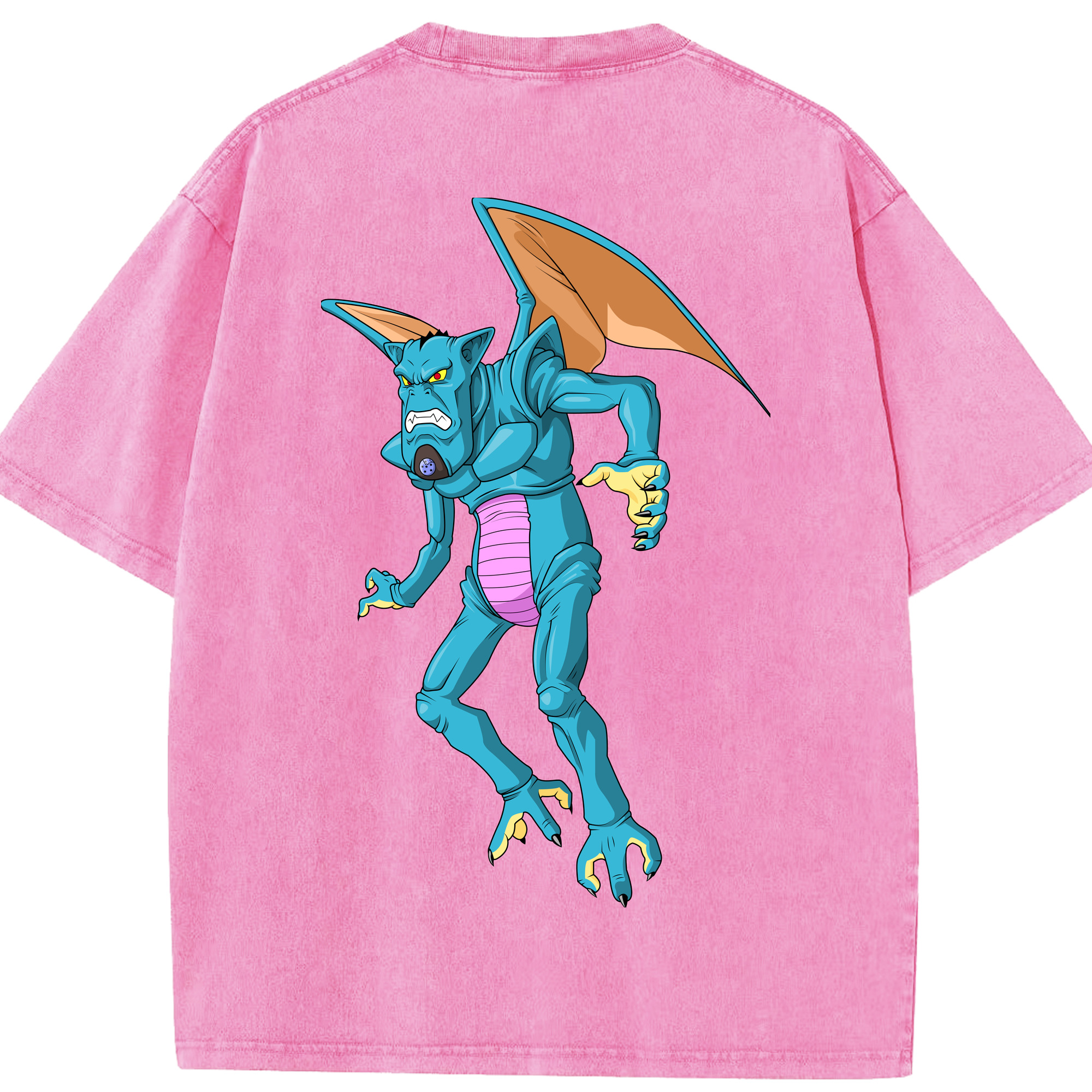 （画像用） ドラゴンボール DRAGON BALL 綿100% ヴィンテージ風 半袖Tシャツ（背面プリント）